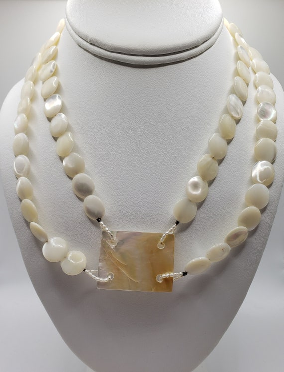 Unique Mother of Pearl Choker