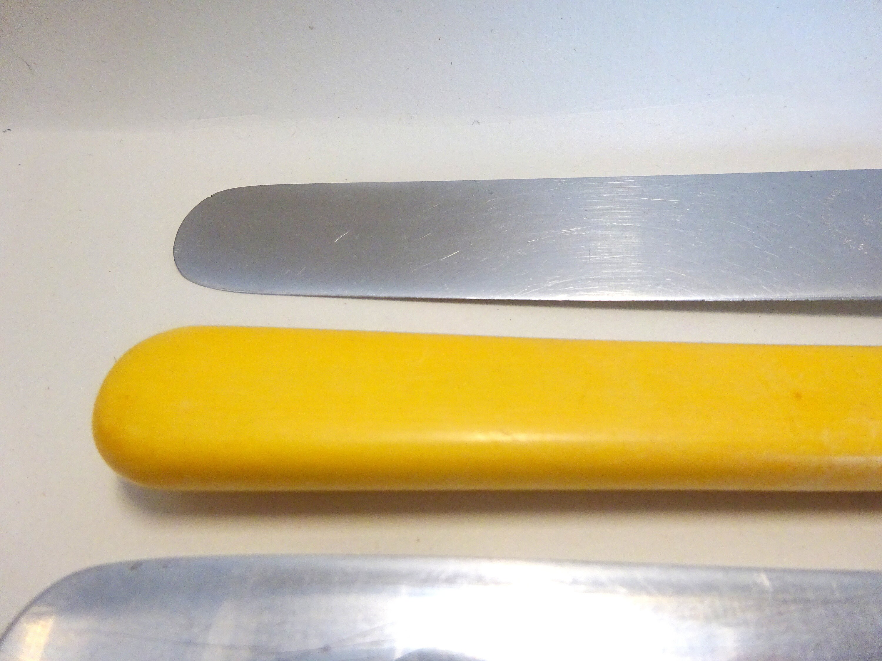 Vintage Dinner Knives Table Knives Set of 6 Round End Etsy