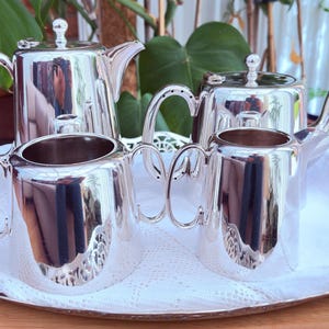 Silver plated tea and coffee set - Etsy 日本