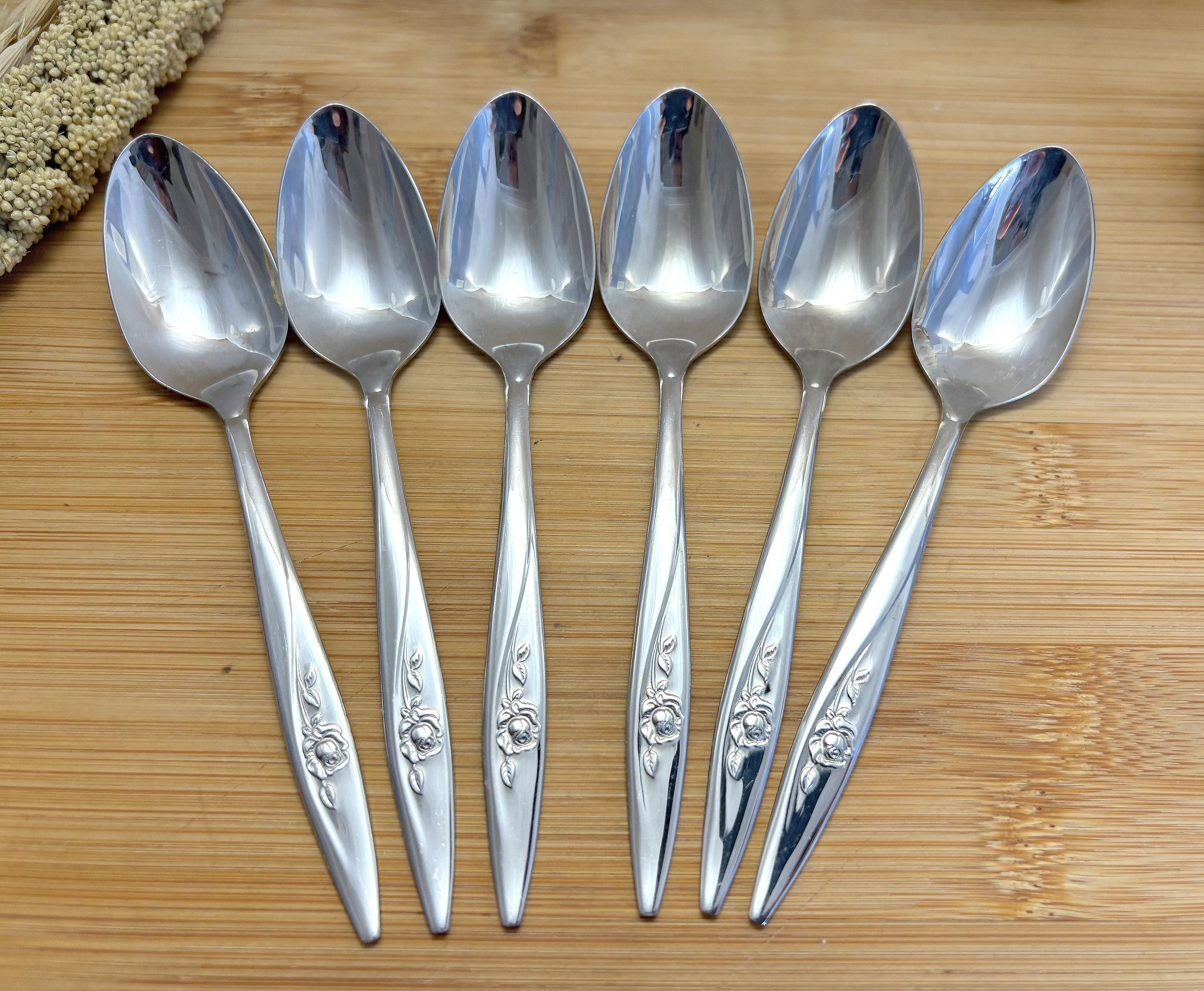 Vintage Floral Teaspoons - Etsy Vintage Floral Teaspoons - Etsy