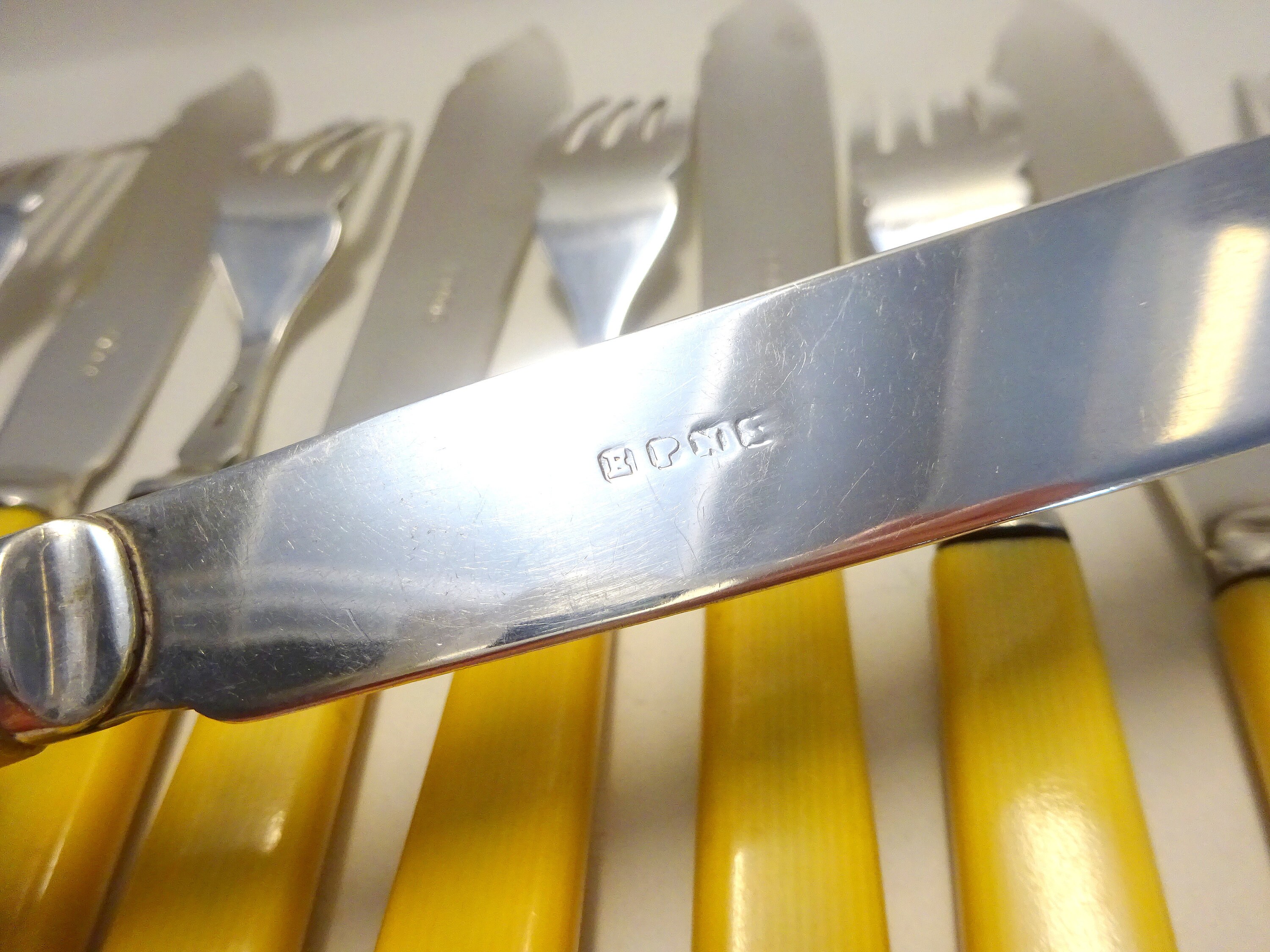 Vintage Fish Cutlery 6 Settings 12 Piece Fish Cutlery Set Etsy