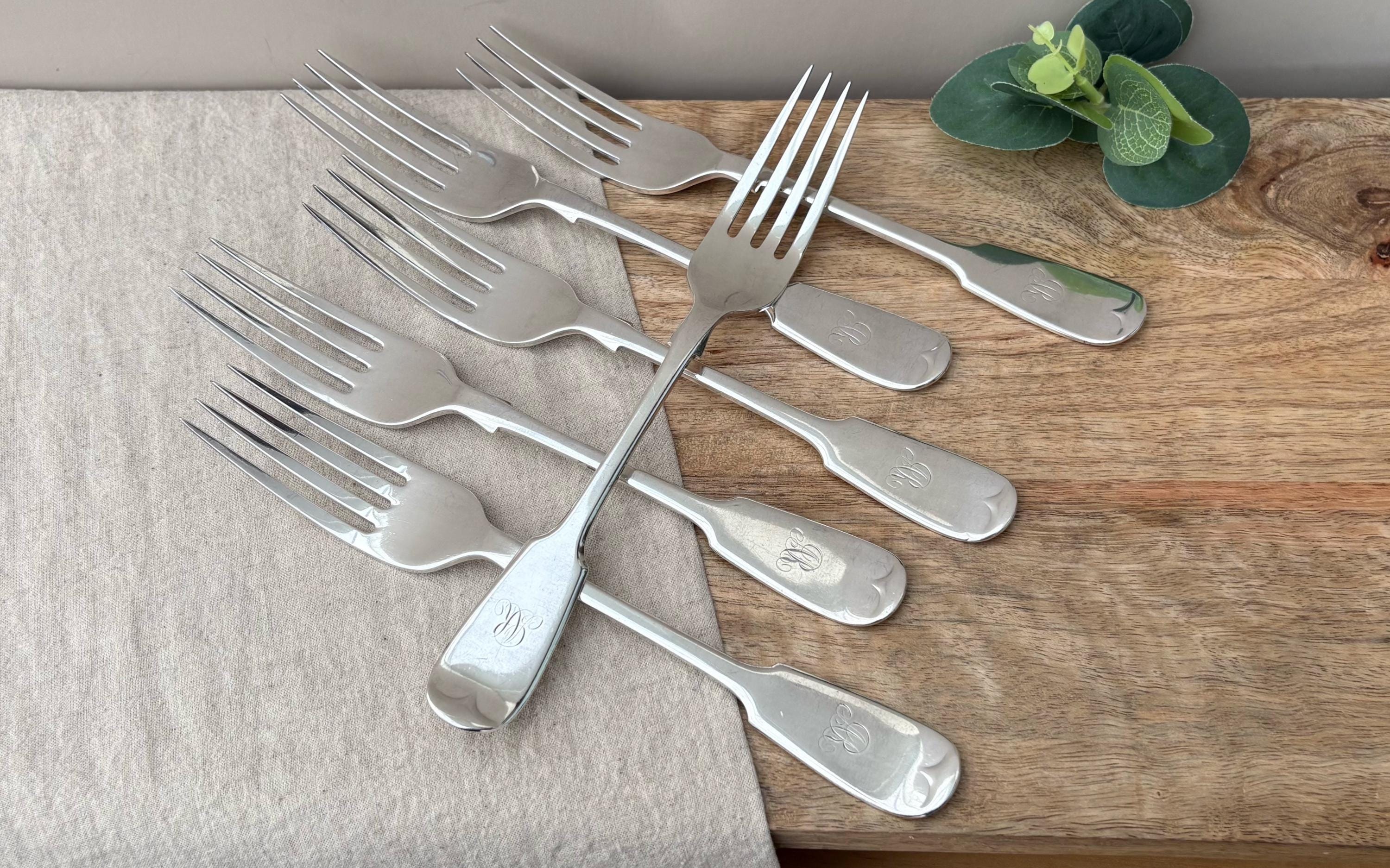 French Spoon Fork Antique Set - Etsy Canada