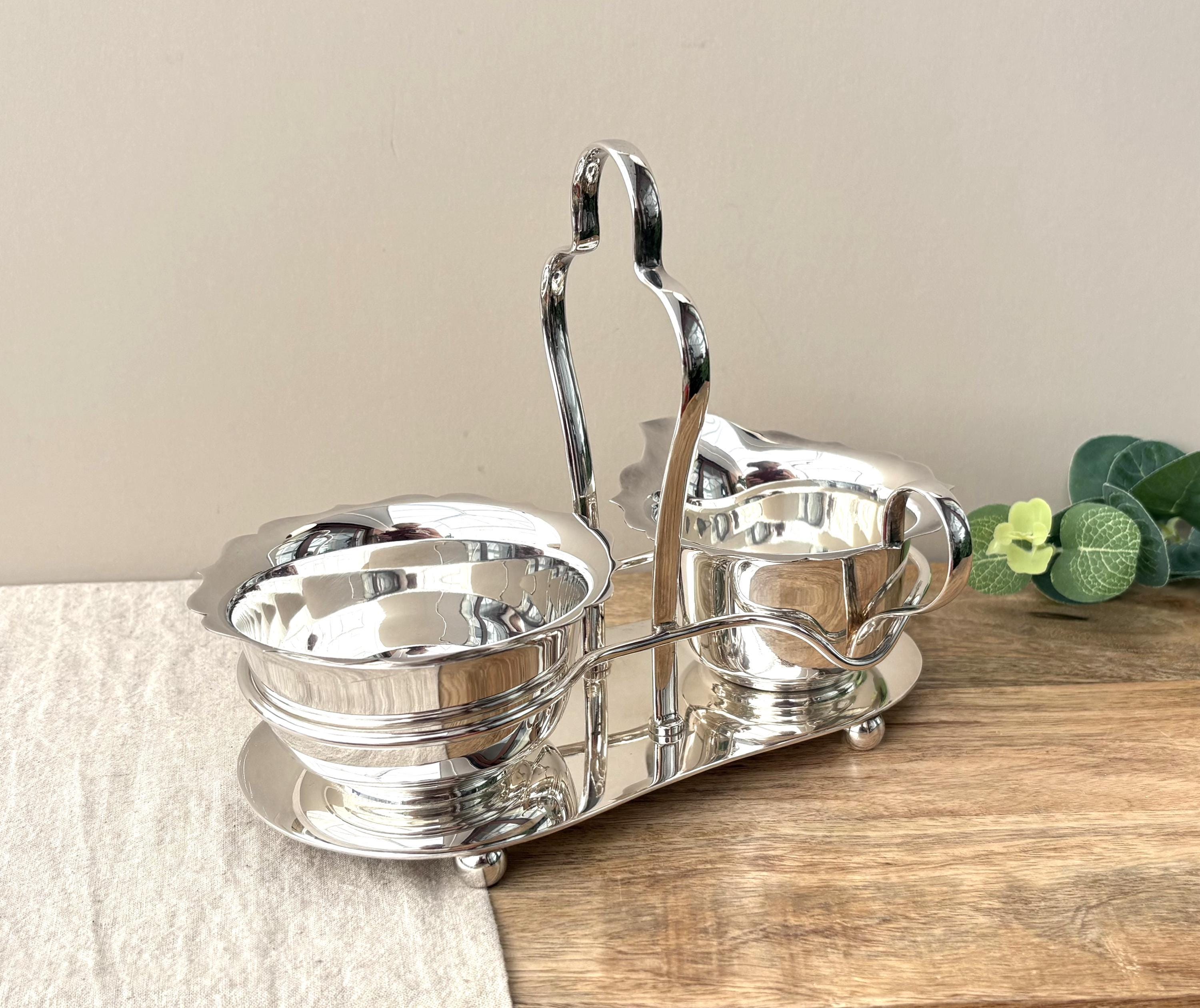 アンティーク　sugar pot and milk pitcher Milk Jug Sugar Bowl Set - Etsy