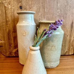 Fresh from England - Rare Shaped Antique English Stoneware Bottle Earthenware - English Advertising -  R Boston and Sons - Leeds - Stamped