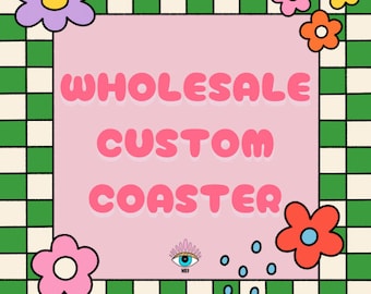 Wholesale Coaster, Custom coaster, Punch Needle Coaster, Bulk Order, Wholesale Order for