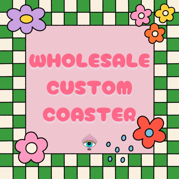 Wholesale Coaster, Custom coaster, Punch Needle Coaster, Bulk Order, Wholesale Order for