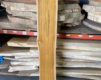 Teak Slab ~ Perfect for any DIY project! Exotic Hardwoods ~ 65 5/8”L x 10-11””w at 1.25”Thick