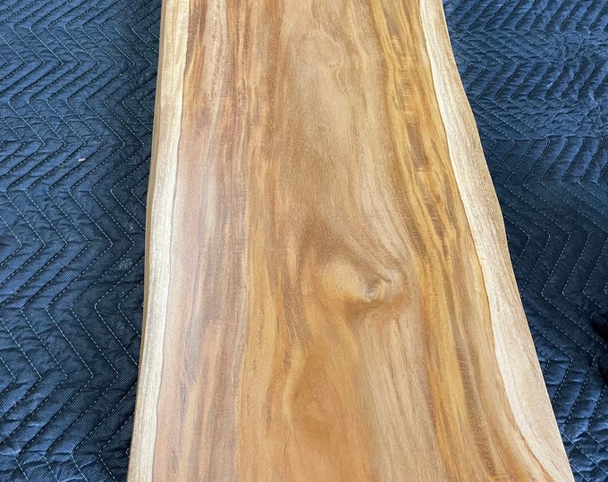 Raw Teak Slabs DIY Kiln Dried 44l X 1618w Live Edge Etsy