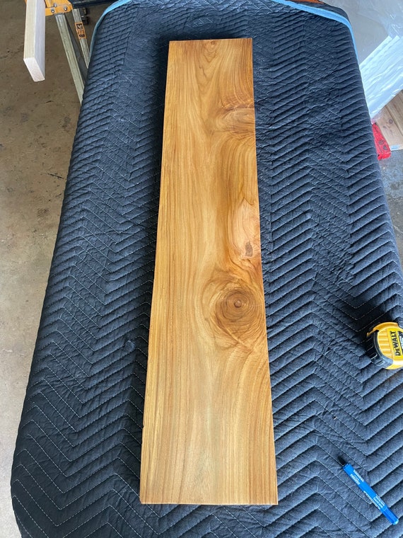 Teak Slab Raw Kiln Dried Slabs Perfect for DIY Project 45L Etsy