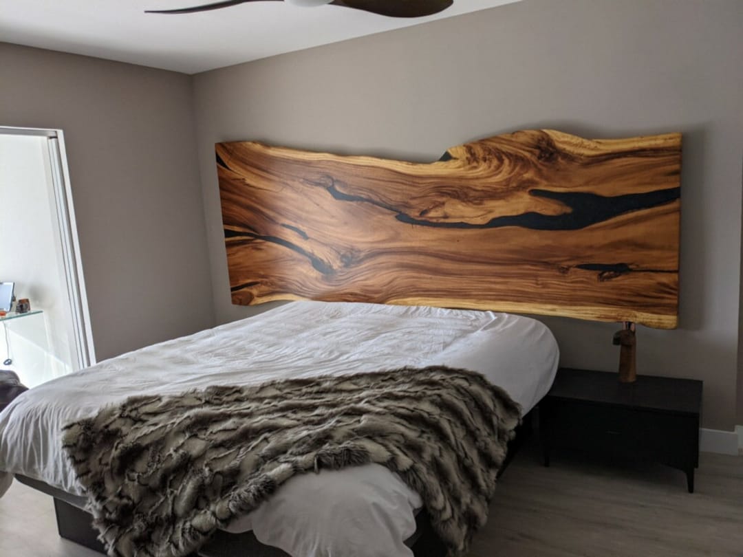 Headboards~ Live Edge ~ Custom Sizes! Solid and Epoxy Options! - Etsy