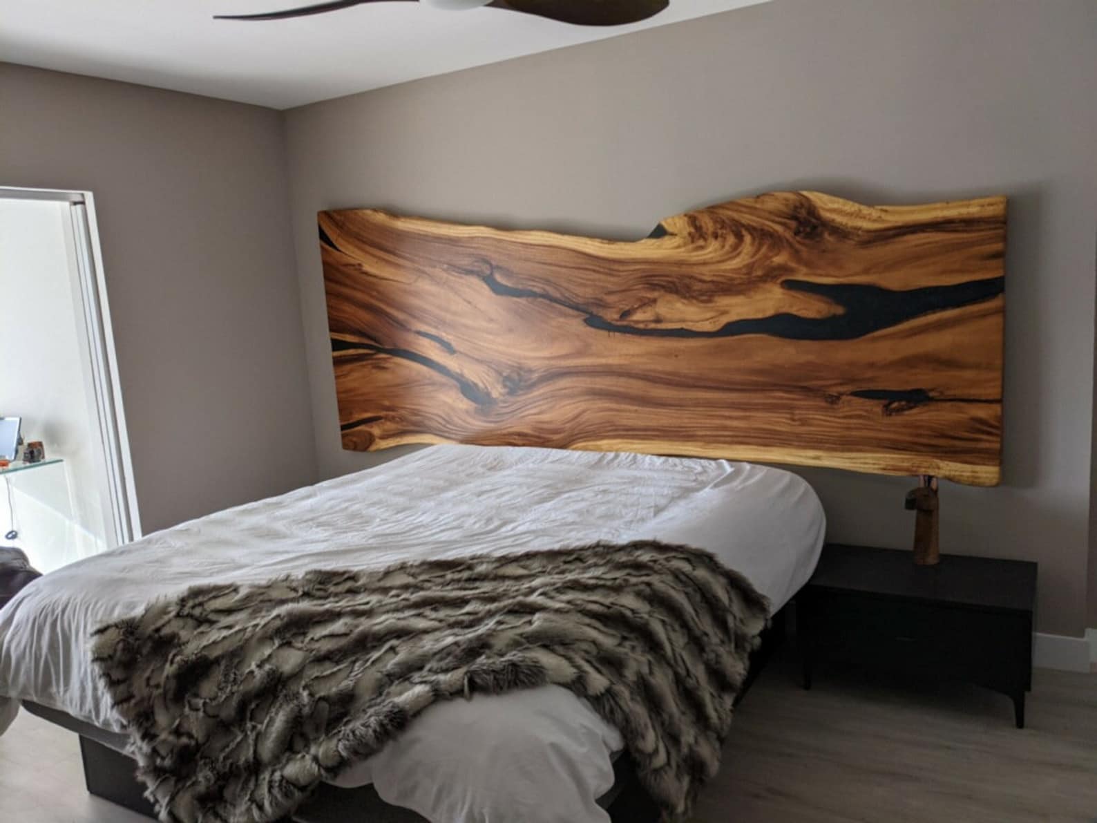 Headboards Live Edge Custom Sizes Solid and Epoxy Options Etsy