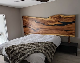 Headboards~ Live Edge ~ Custom Sizes! Solid and Epoxy options!