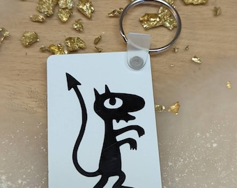 Luci Disenchantment keyring, keychain, Netflix Disenchantment Luci demon, just do it , Luci keychain, Luci keyring