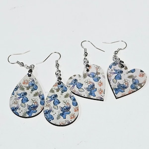 Boucles d’oreilles Stitch Dangle Drop BOUCLES D’OREILLES points cadeaux, boucles d’oreilles Disney Stitch