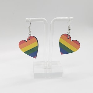 Rainbow pride earrings lgbtq jewellery