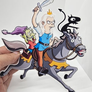 Disenchantment Stickers - Big Skillet  Sticker for Sale by FoxandRabbit