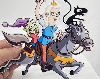 Disenchantment Character Sticker - Elfo, Mora, Vip & Vap, Luci,