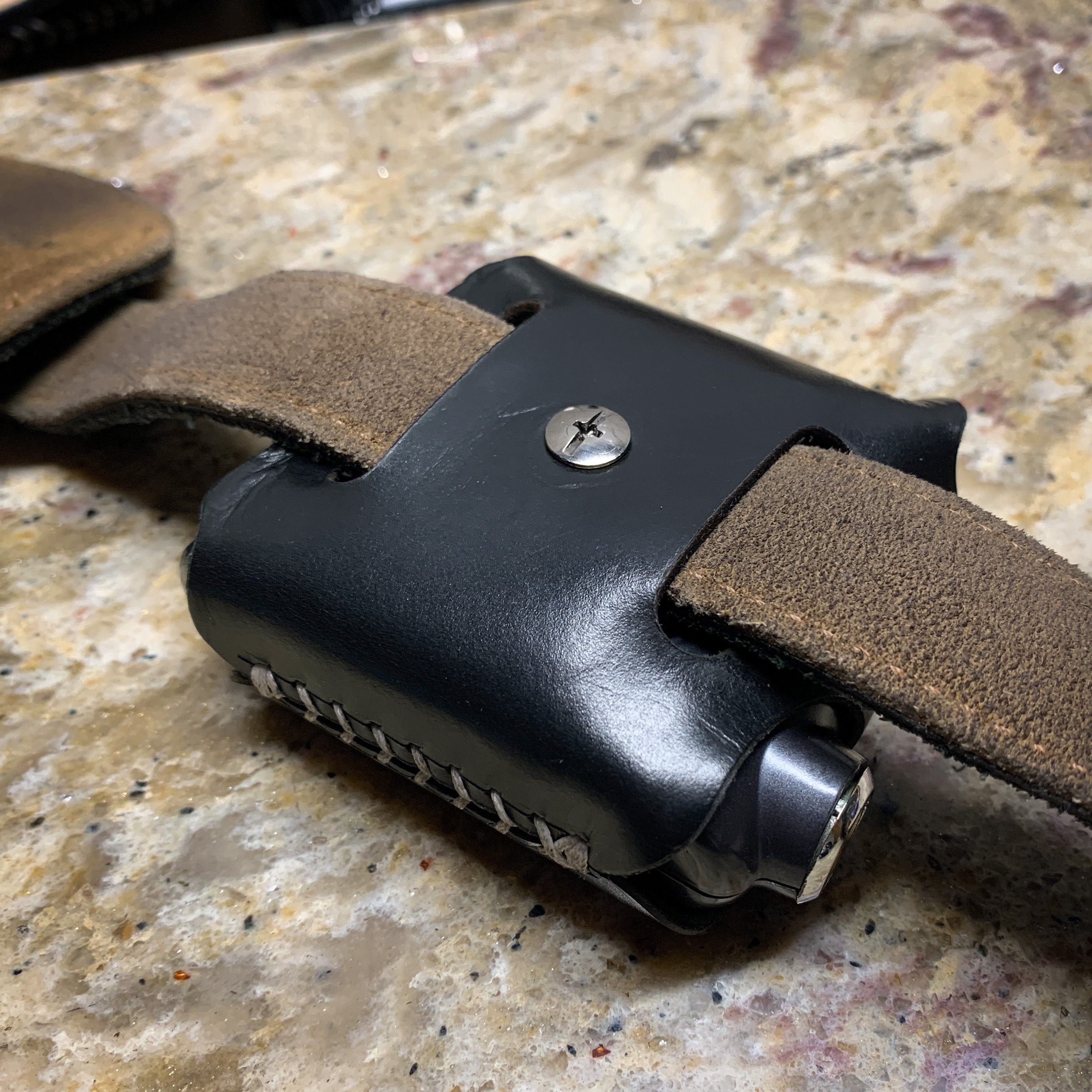 Strap Pouch Line 6 Relay G30 Guitar Transmitter TBP06, Custom Leather