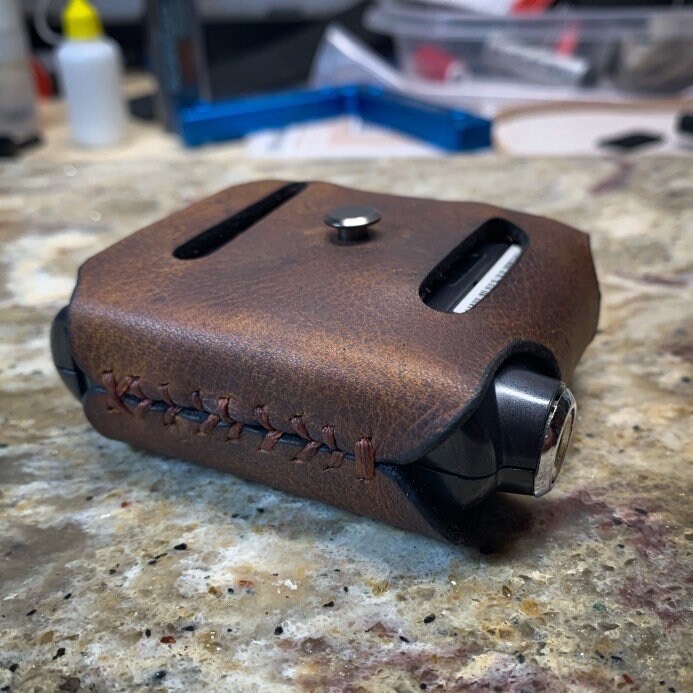 Strap Pouch Line 6 Relay G30 Guitar Transmitter TBP06, Custom Leather