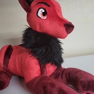 Red wolf plush sale