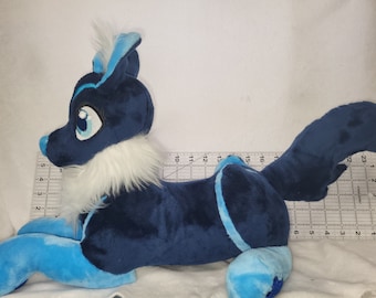 Laying Wolf Plush