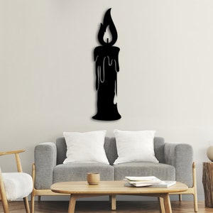 Melted Candle, Glowforge Laser Cut Decoration, Cricut, Cnc, Digital Silhouette Ornaments Download, DXF, AI, SVG Files
