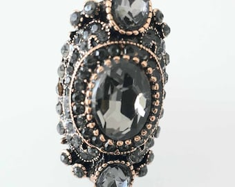 Ottoman Palace Ring, Turkish Queen Inspired by Magnificent Century