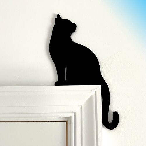 Cat Butterfly Door Topper Cat Door Frame Corner Decor Cat Etsy