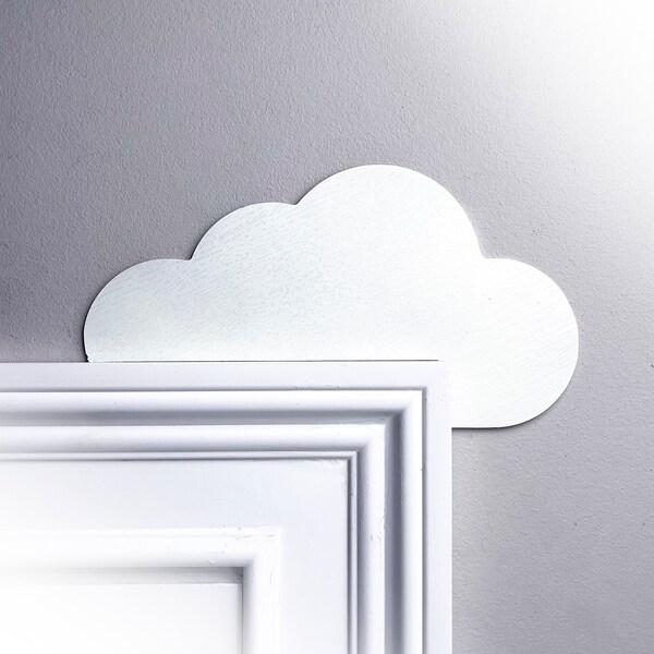 Cloud Door Topper, Clouds Decor,Clouds Wall Hanging Art, Kids Room Nursery Home Decor, Clouds Decorations, Cloud Door Corner Trim Sitter