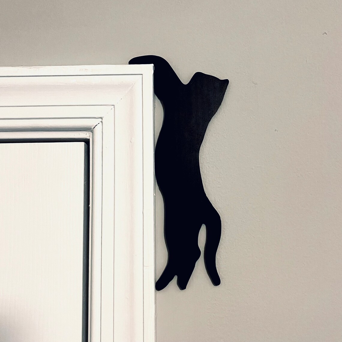 Hanging Cat Door Topper Wall Decor Cat Door Frame Cat Corner Etsy