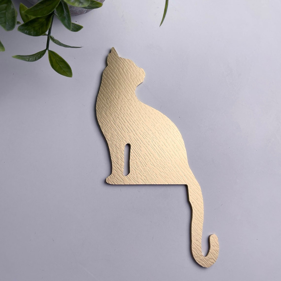 Gold Cat Sitting Door Topper Cat Door Corner Decor Cat Door Etsy