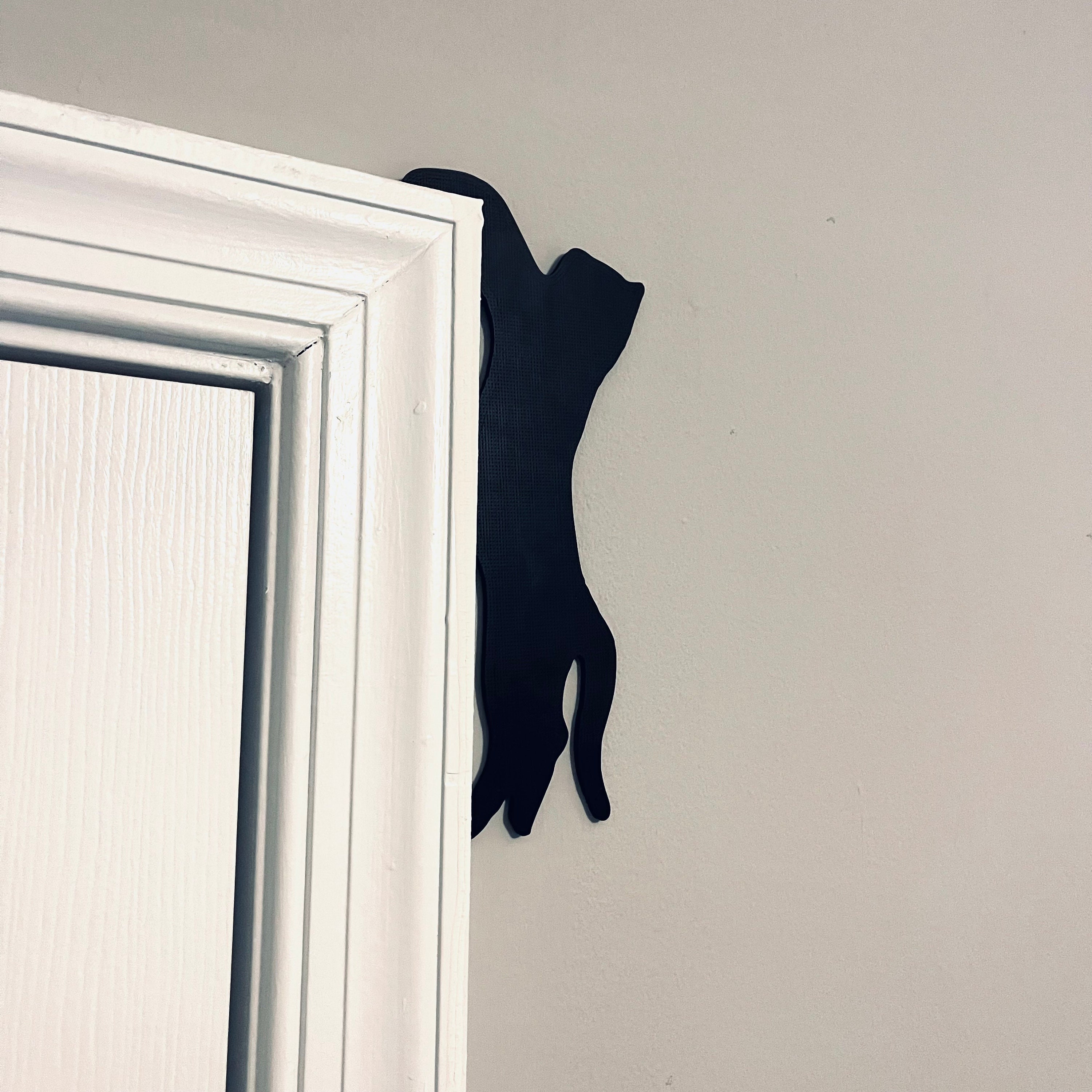 Hanging Cat Door Topper Wall Decor Cat Door Frame Cat Corner Etsy