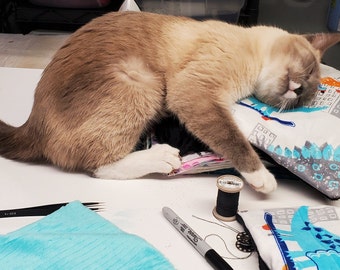 Tapete Minky & Fleece Catnip Silvervine