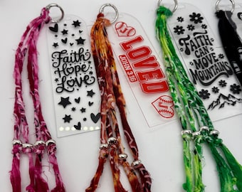 Bible Bookmarks | Bible Accessory | Handmade Tassels | Warrior Keychains