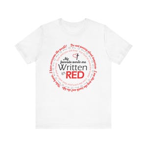Jesus Quotes Tee, Bible Verse Short Sleeve Shirt for Readers and Writers, Great gift for Jesus lovers,