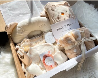 Organic Baby Mystery Box: 12 Piece GOTS Organic Clothes and Accessories, 0-18Months, All Sizes Available