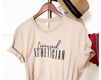 Esthetician Shirt, Beauty Shirt, Professional Shirt, Esthetics Shirt, Women, Skincare Shirt
