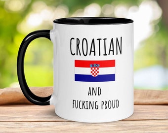 CROATIAN Gift, Croatia Mug, Croatia Gift, Funny Mug, Croatia World Cup, Croatia Proud, Croatia Soccer, Croatia Football, Croatian Soccer