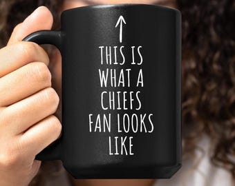 Kansas City Chiefs Mug Christmas Gift for a Chiefs Fan, Funny Mug Gift for a Chiefs Football Lover, Chiefs Merch Coffee Cup, Looks Like Mug