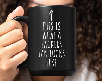 Green Bay Packers Mug Christmas Gift for a Packers Fan, Funny Mug Gift for Packers Football Lover, Packers Merch Coffee Cup, Looks Like Mug