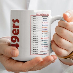 San Francisco 49ers 2021 Theme Personalised Jersey 11oz Mug 