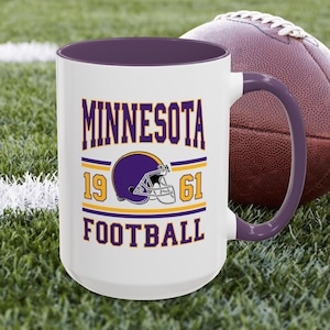 MINNESOTA VIKINGS Coffee Mug Vintage Gift Vikings Football Retro 1961 Mug Vikings Cup Mug Gift Coffee Cup Vikings NFL Merch Fan Gift Mug