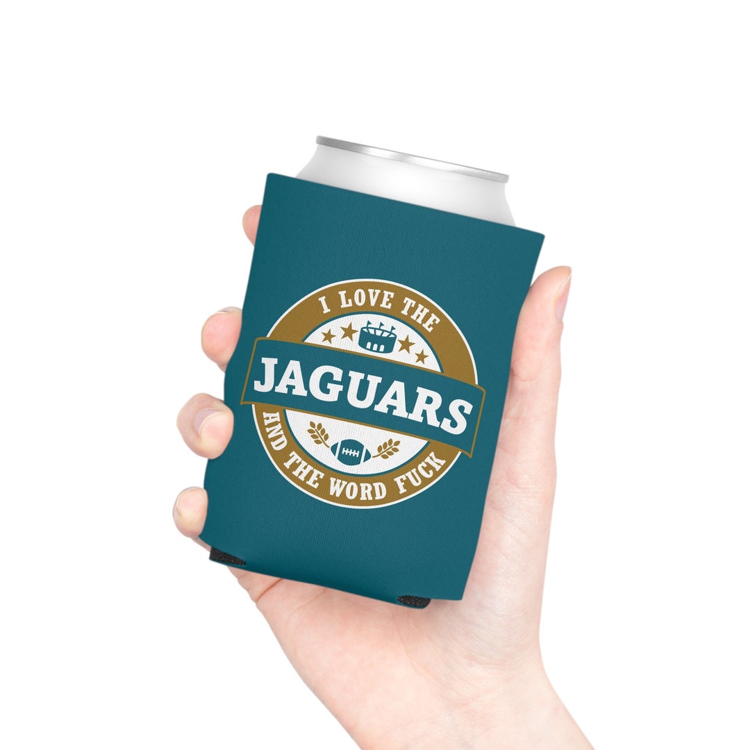 Jacksonville Jaguars Can Koozie Gift, Funny Adult Party Gift, Jaguars Beer Can Cooler, Jaguar 