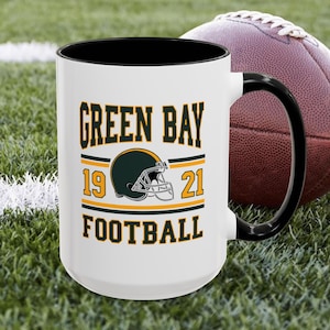 GREEN BAY Packers Coffee Mug Vintage Gift Packers Football Retro 1921 Mug Packers Cup Mug Gift Coffee Cup Packers NFL Merch Fan Gift Mug