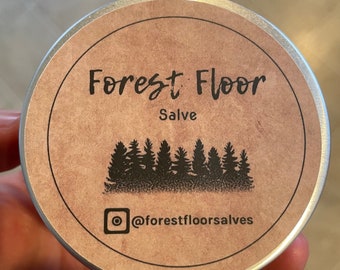 Forest Floor Salve Douglas Fir Skin Salve 2 oz Wild Foraged in the Pacific Northwest
