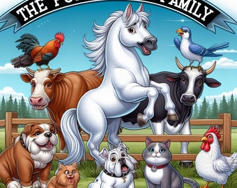 EBook pour enfants The Funny Farm Family