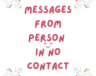 Tarot Reading Oracle Reading Messages From No Contact Person In No Contact Messages