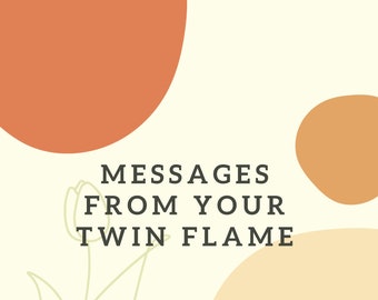 Messages From Twin Flame, Messages From Soulmate, Tarot Reading, Psychic Reading, Same Day Reading