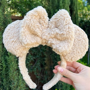 Sherpa Mouse Ears / Handmade Mouse Ears