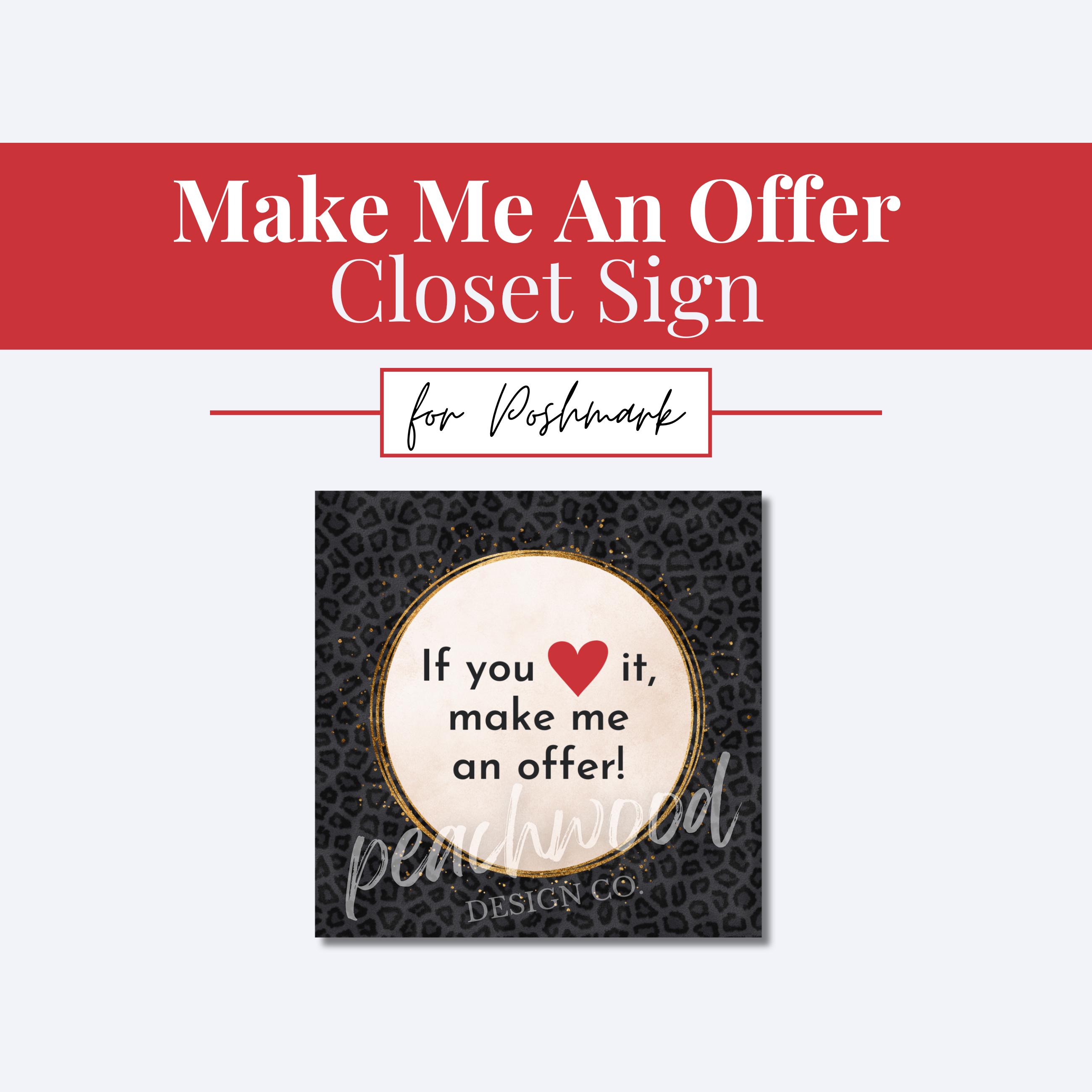 Please make me offers! Hand writing sign Make An Offer, Word for Proposal Bring up  main image 3